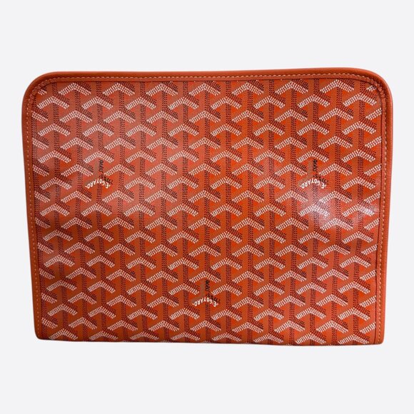 Goyard Orange Jouvence GM Toiletry Bag - Picture 3 of 7